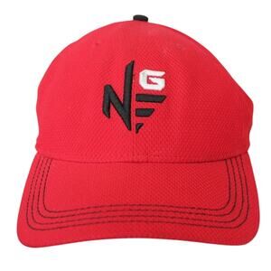 NEW ERA GOLF Logo Strap Back Hat/Cap Red OSFM Sports Outdoor Gorpcore Athlete